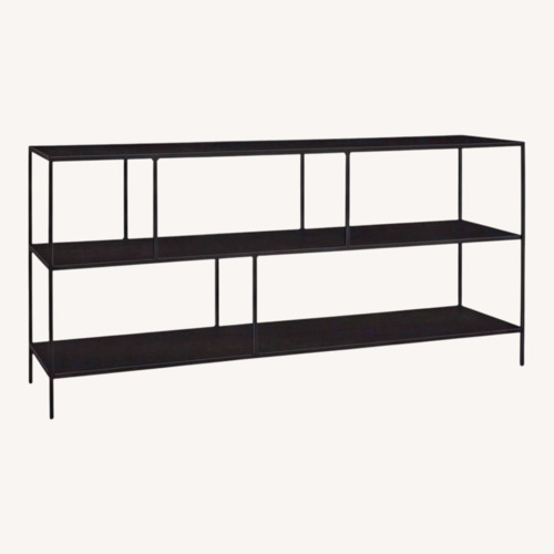 Used Room & Board Foshay Dark Gray Metal Bookcase for sale on AptDeco