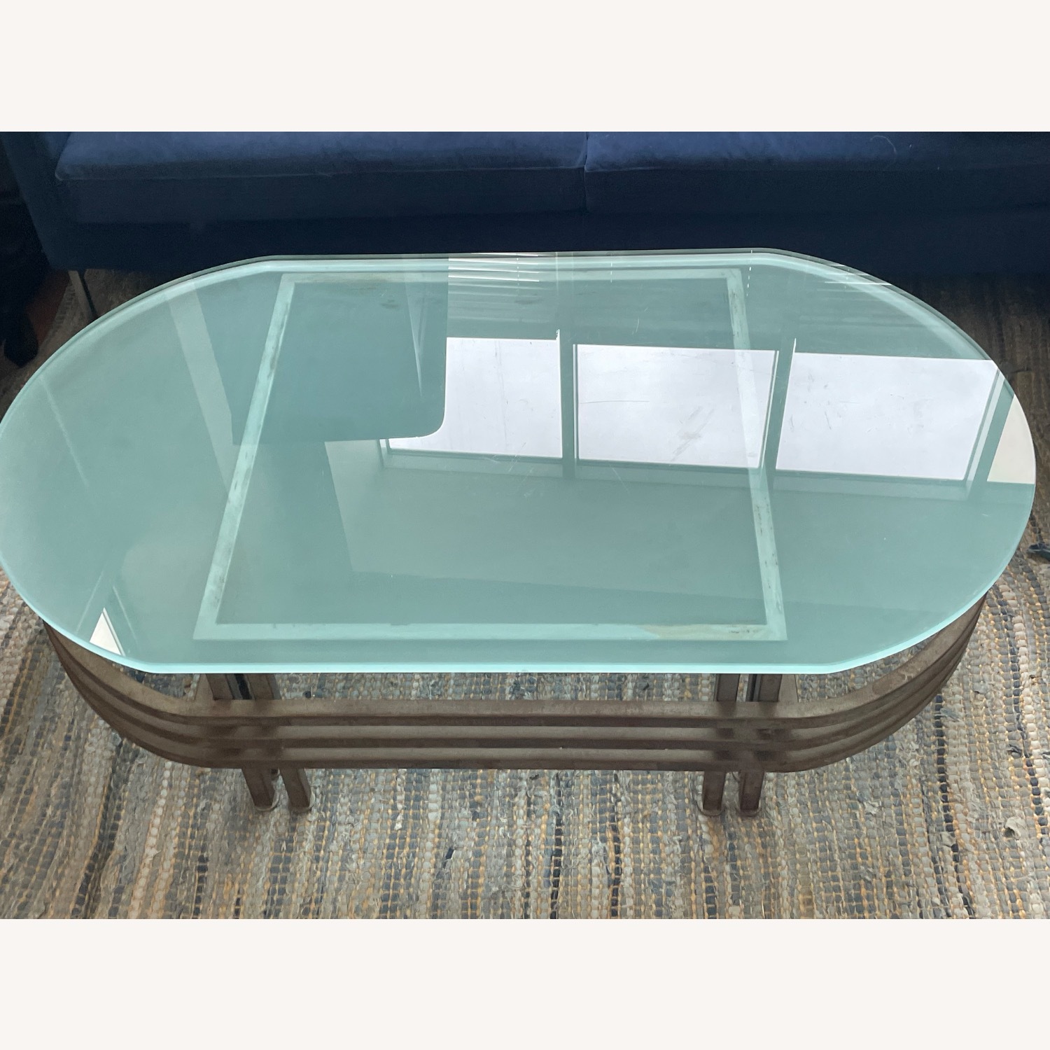 Vintage/Antique Green Coffee Table - image-4