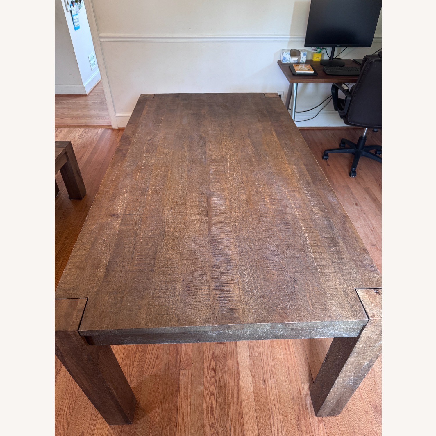 Pottery Barn West Dining Table Tawny - image-4