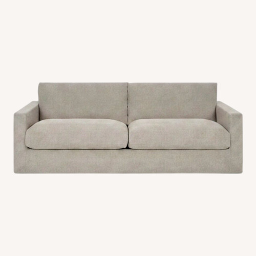 Used Six Penny Devyn Natural Linen Slipcovered Sofa for sale on AptDeco