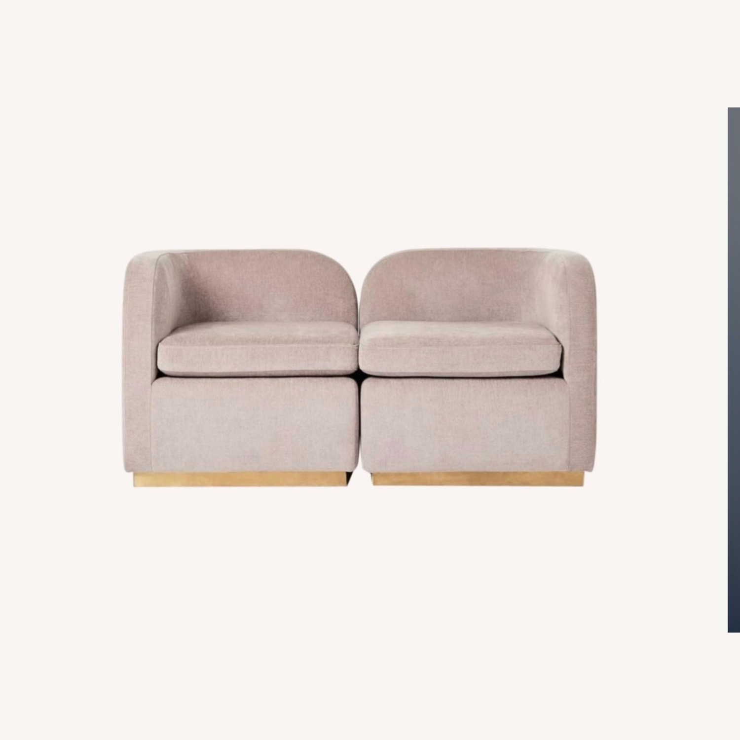 West Elm Roar + Rabbit Tête-à-Tête Chairs - image-1