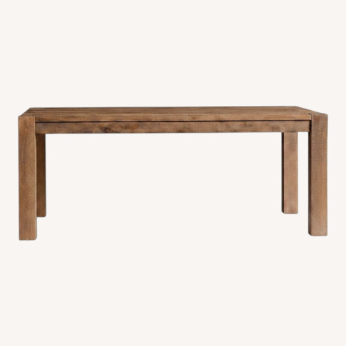 Used Pottery Barn West Parsons Dining Bench Tawny for sale on AptDeco