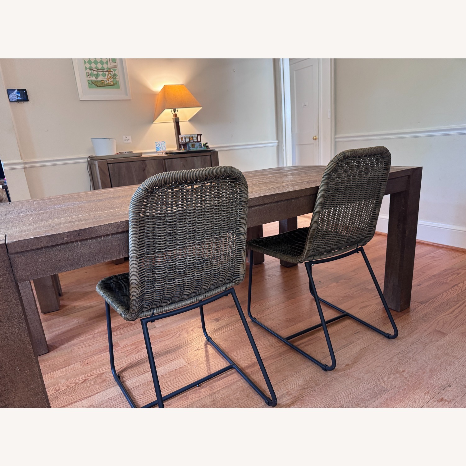 Pottery Barn Natural Resin Dining Chairs - image-7