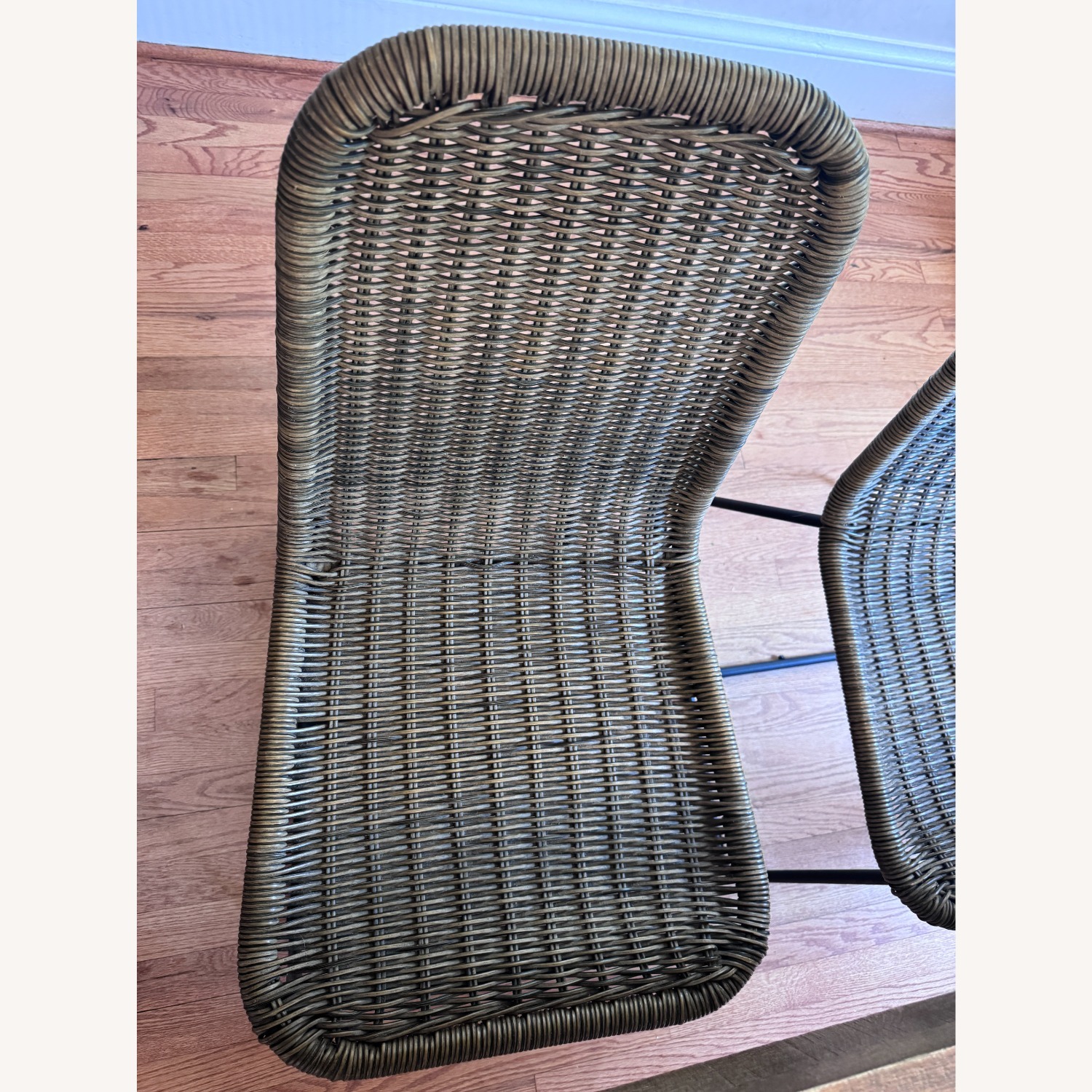 Pottery Barn Natural Resin Dining Chairs - image-8