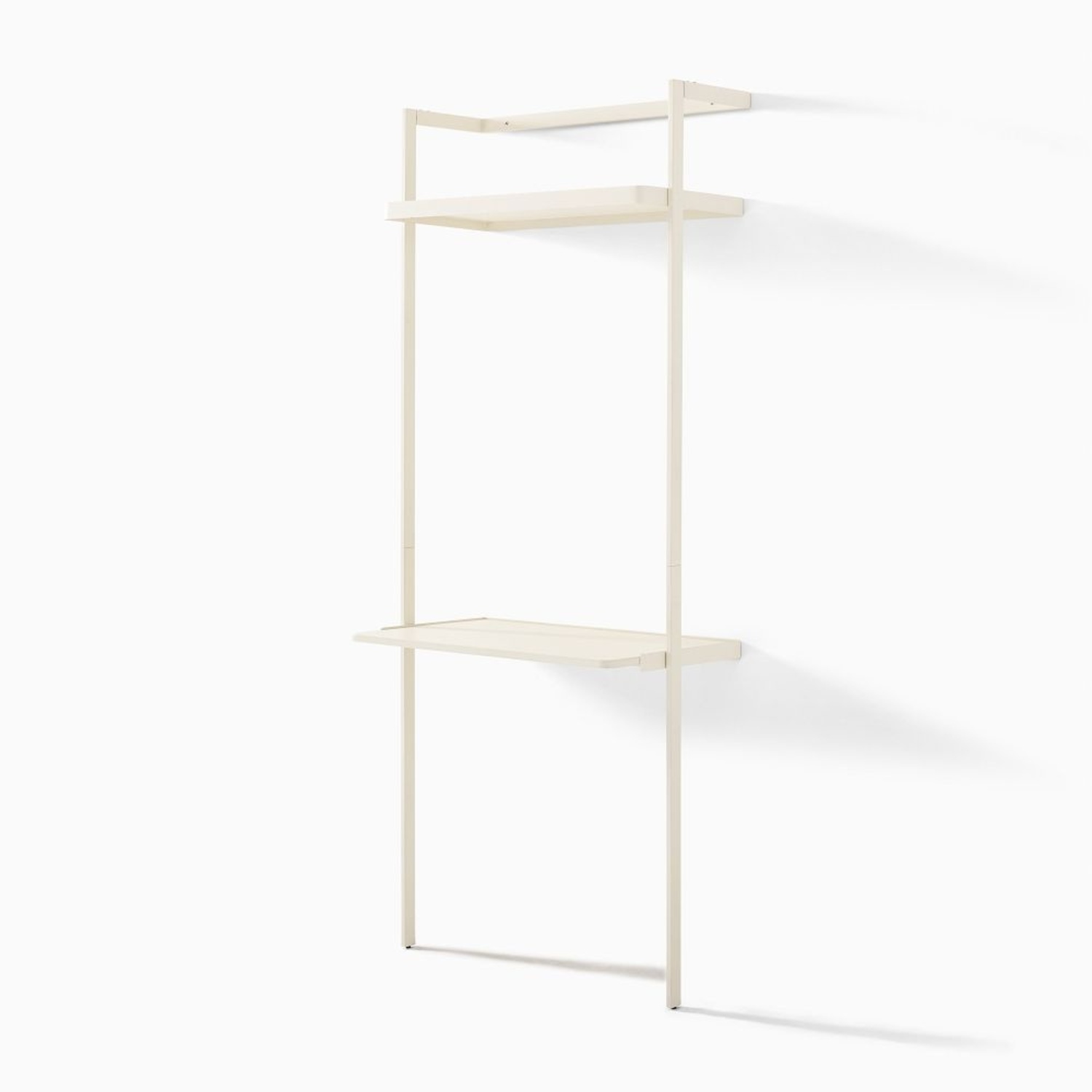 West Elm Blane White Metal Desk - image-4
