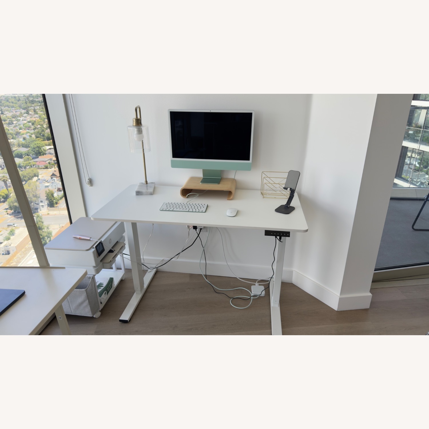 Versa Tables White Wood Desk - image-2