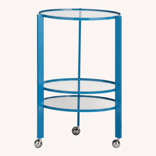 Used CB2 Ernest Pool Barcart Set 2 for sale on AptDeco