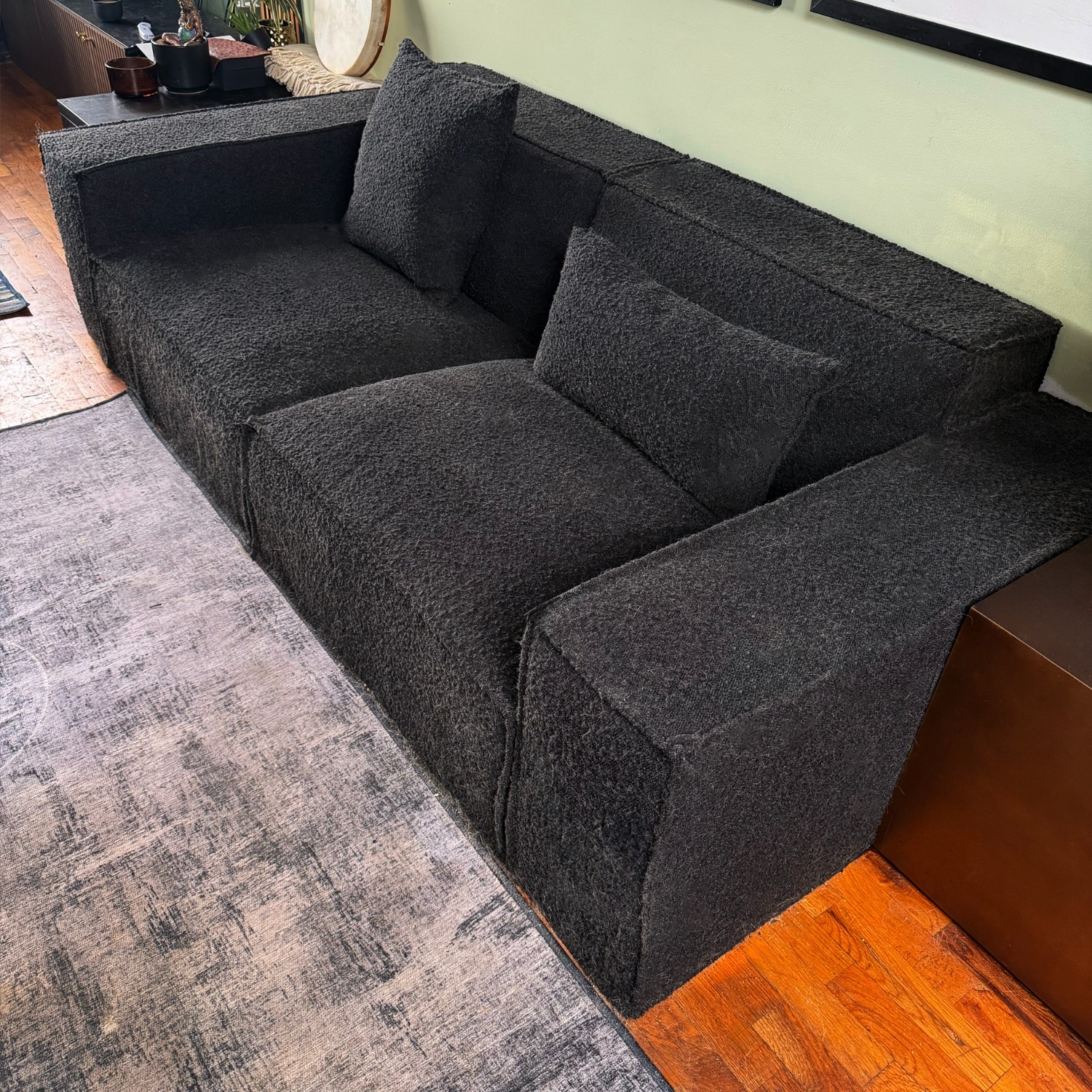 Rove Concepts Porter Dark Gray Fabric 2 Seater Sofa - image-3