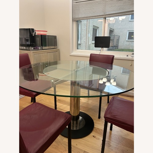 Used Glass Dining Table  for sale on AptDeco