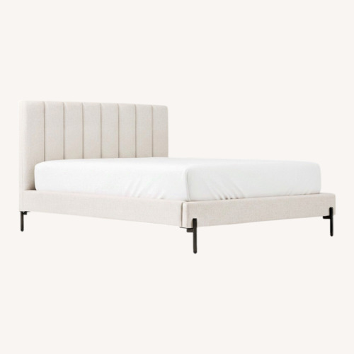 Used West Elm Upholstered Full Bed Frame for sale on AptDeco