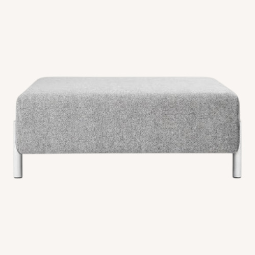 Used Palo Ottoman, Grey for sale on AptDeco