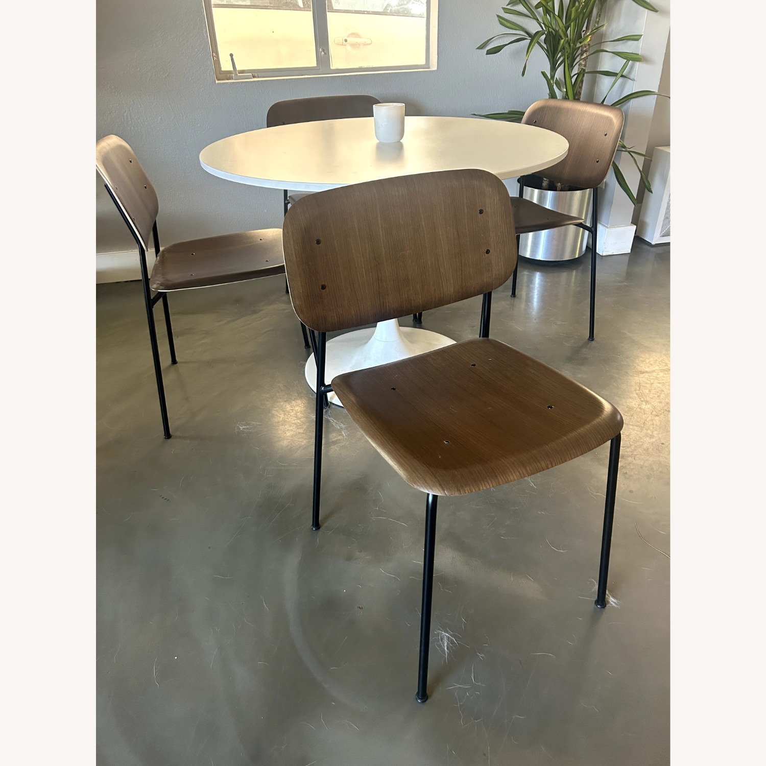 Hay Dark Brown Wood Dining Chairs - image-1