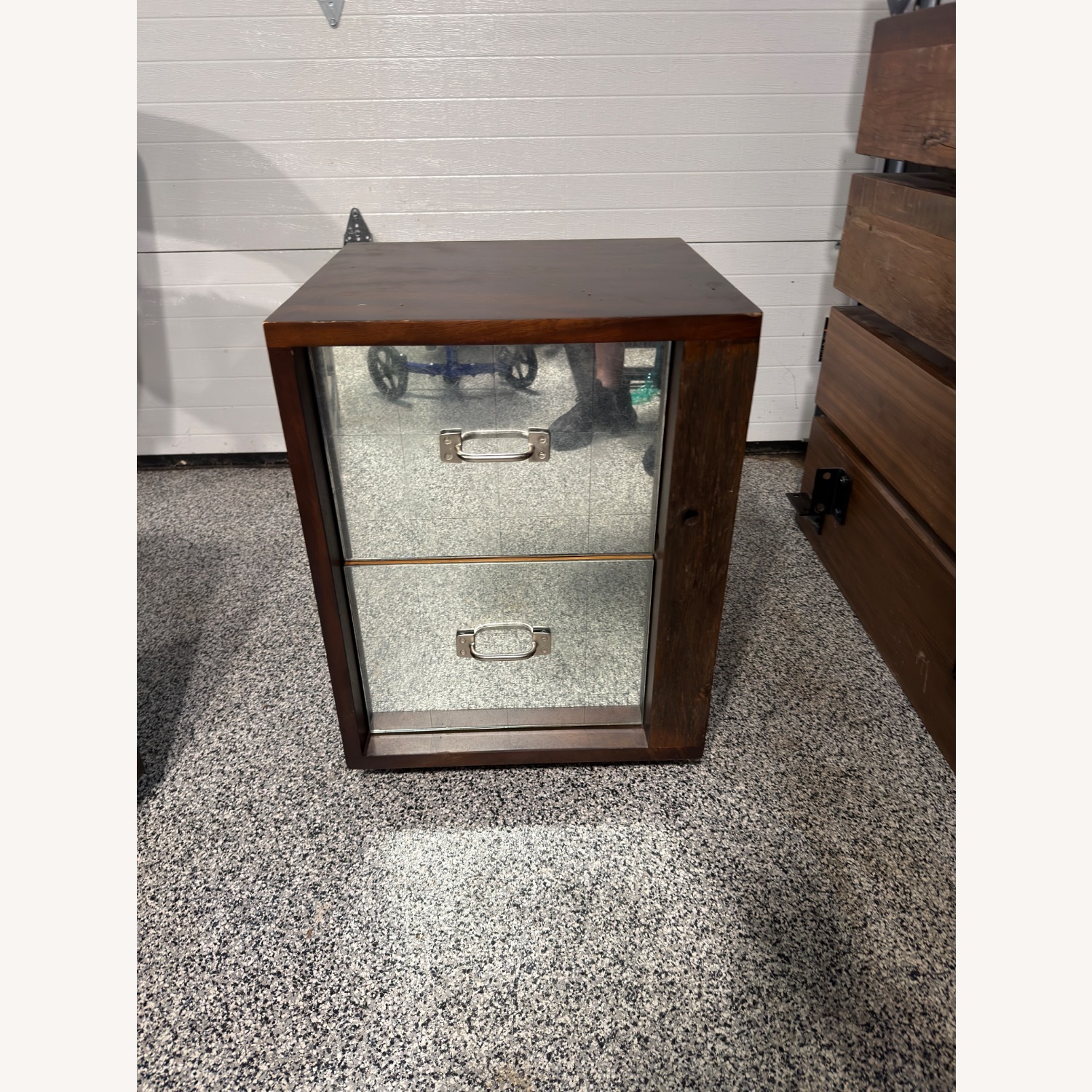 Four Hands Dark Brown Wood End Tables (2) - image-2
