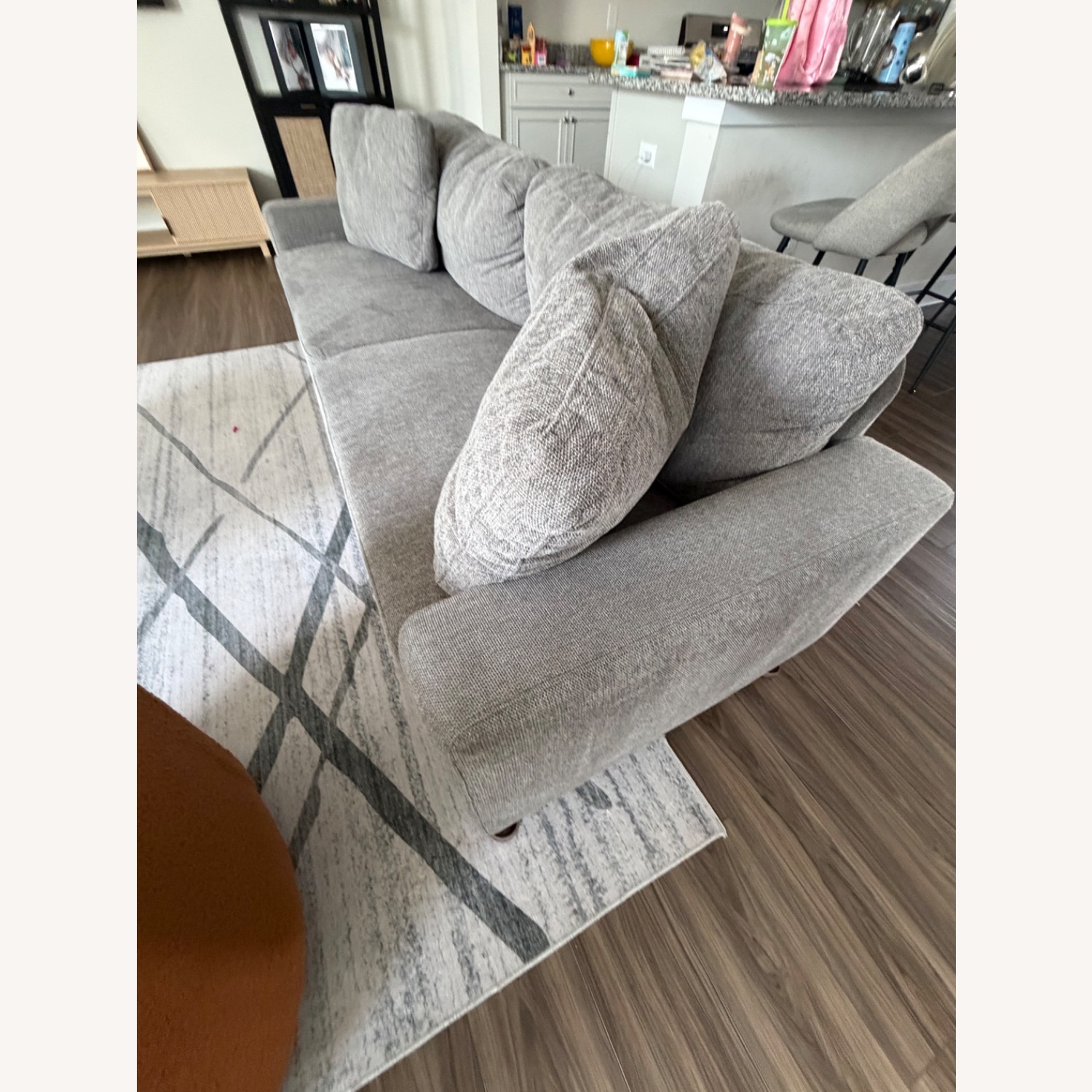 Wayfair Jeses Minimore Light Gray 3+ Seater Sofa - image-3