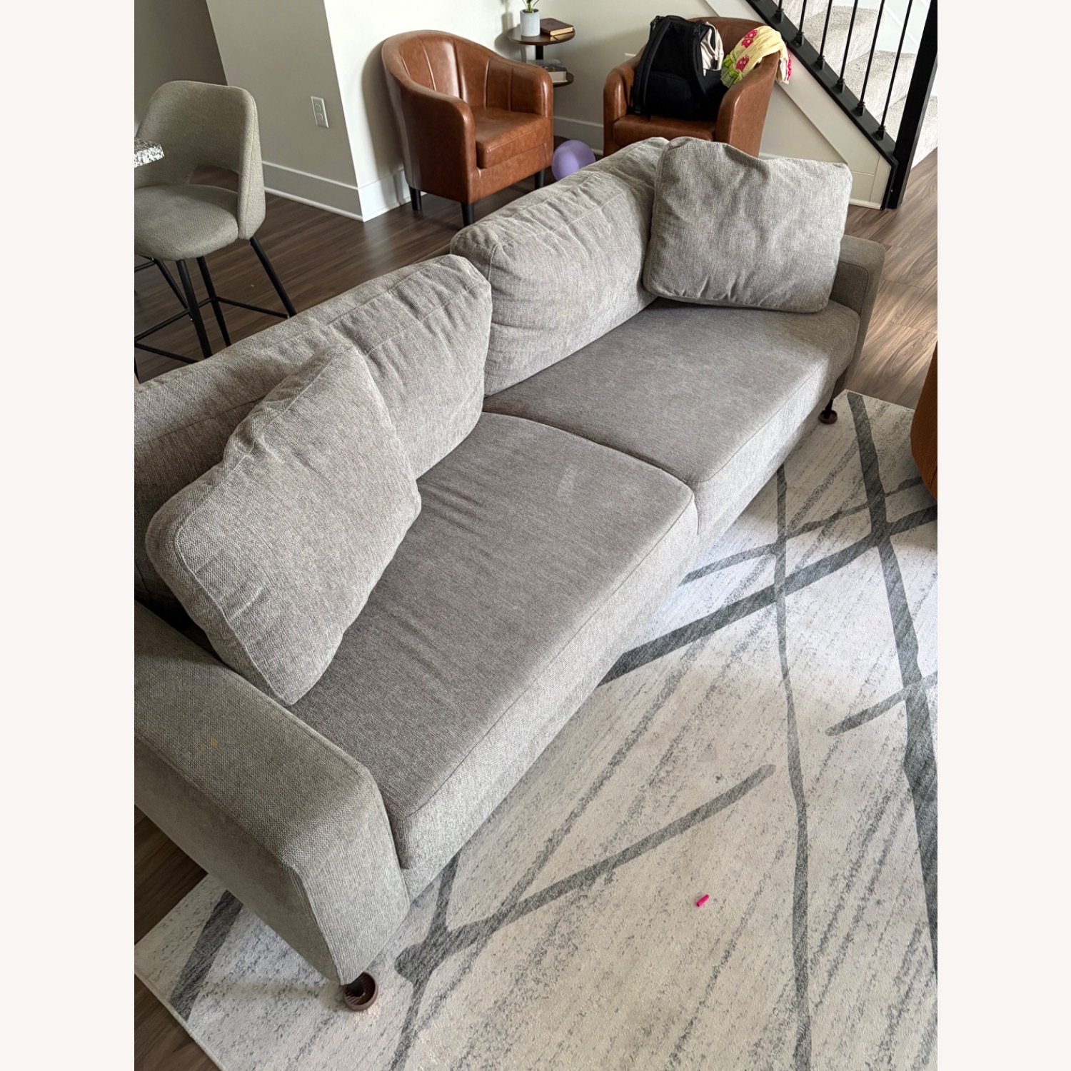 Wayfair Jeses Minimore Light Gray 3+ Seater Sofa - image-2