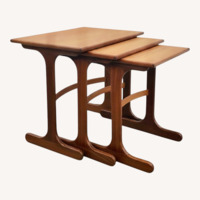 G Plan Vintage Mid Century Modern Nesting Tables