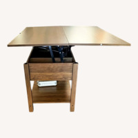 Dark Brown Wood Coffee Table