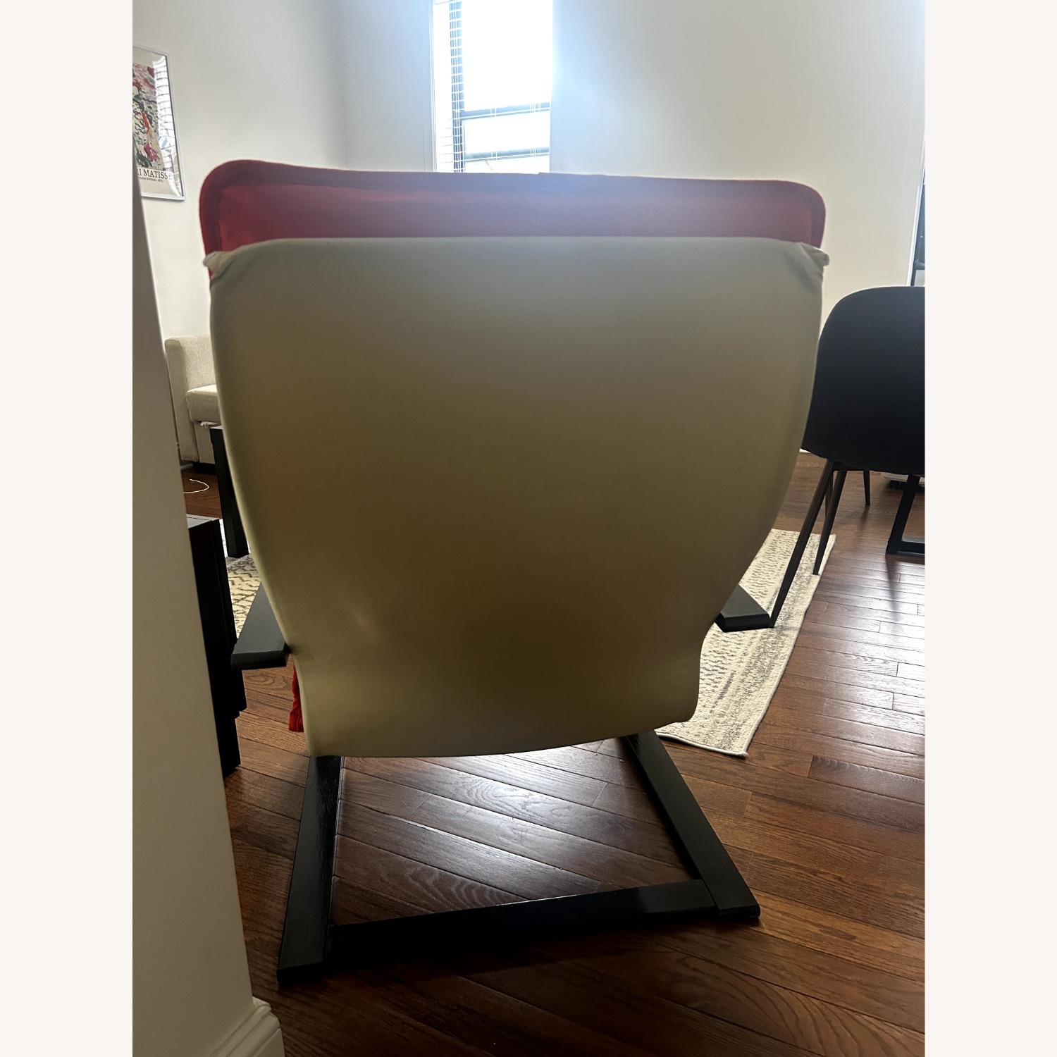 IKEA Poäng Red Fabric Armchair - image-2