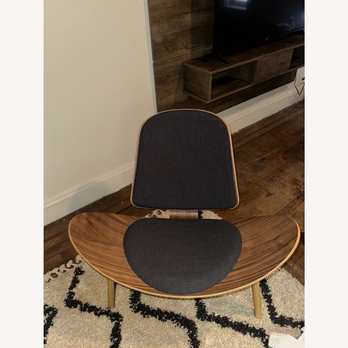 Used Dark Brown Fabric Accent Chairs for sale on AptDeco