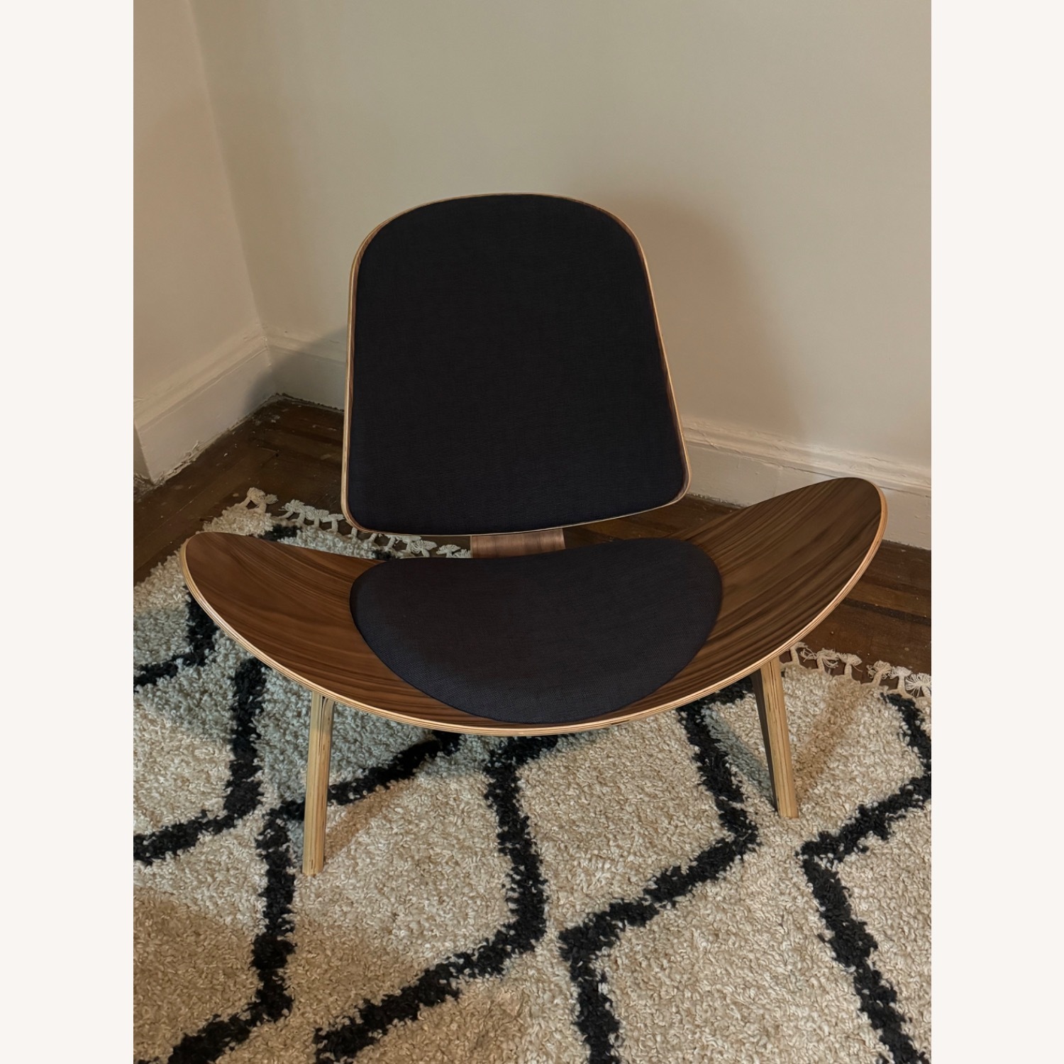 Dark Brown Fabric Accent Chairs - image-4