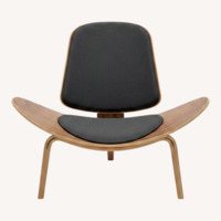 Dark Brown Fabric Accent Chairs