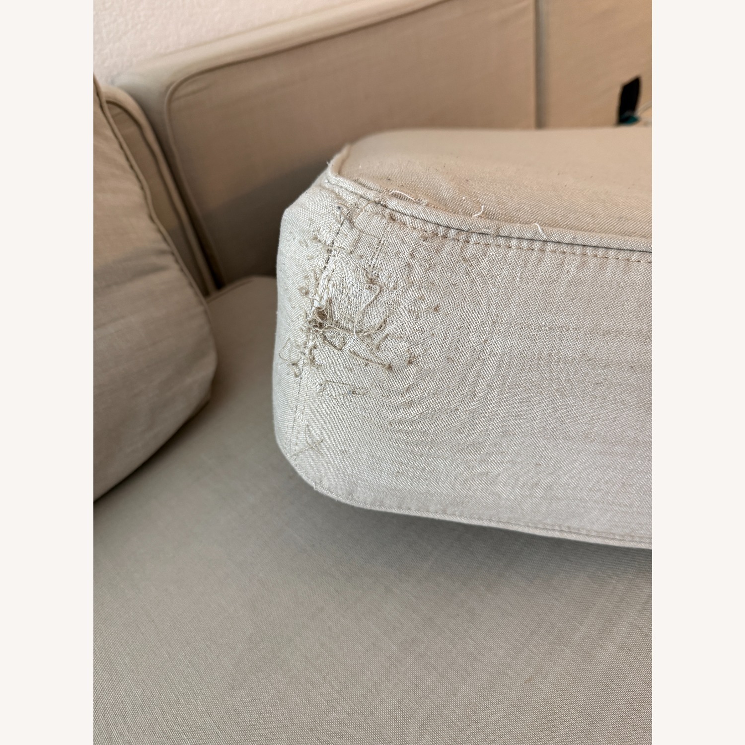 LoveSac Natural Fabric 3+ Piece Sectional - image-7