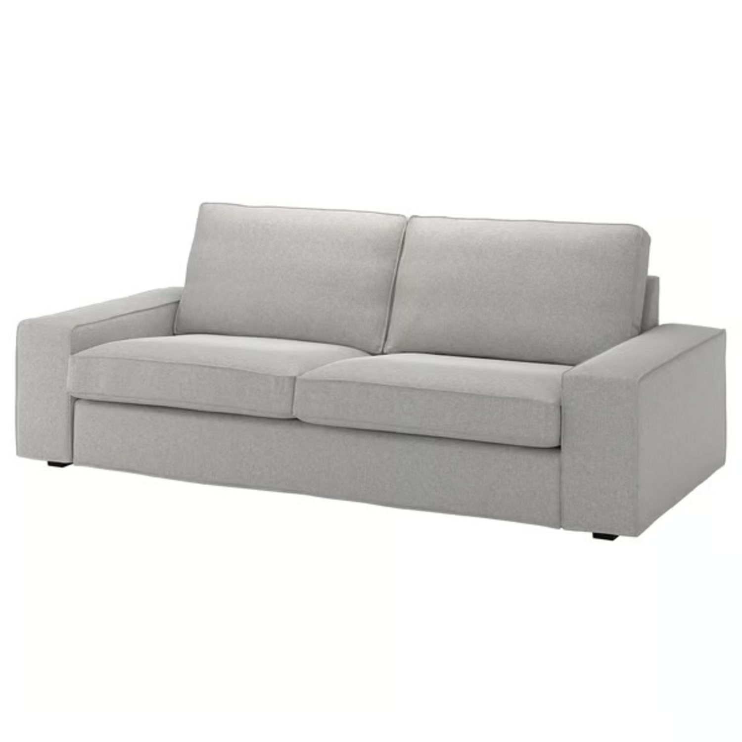 IKEA Kivik Light Gray Fabric 3+ Seater Sofa - image-4