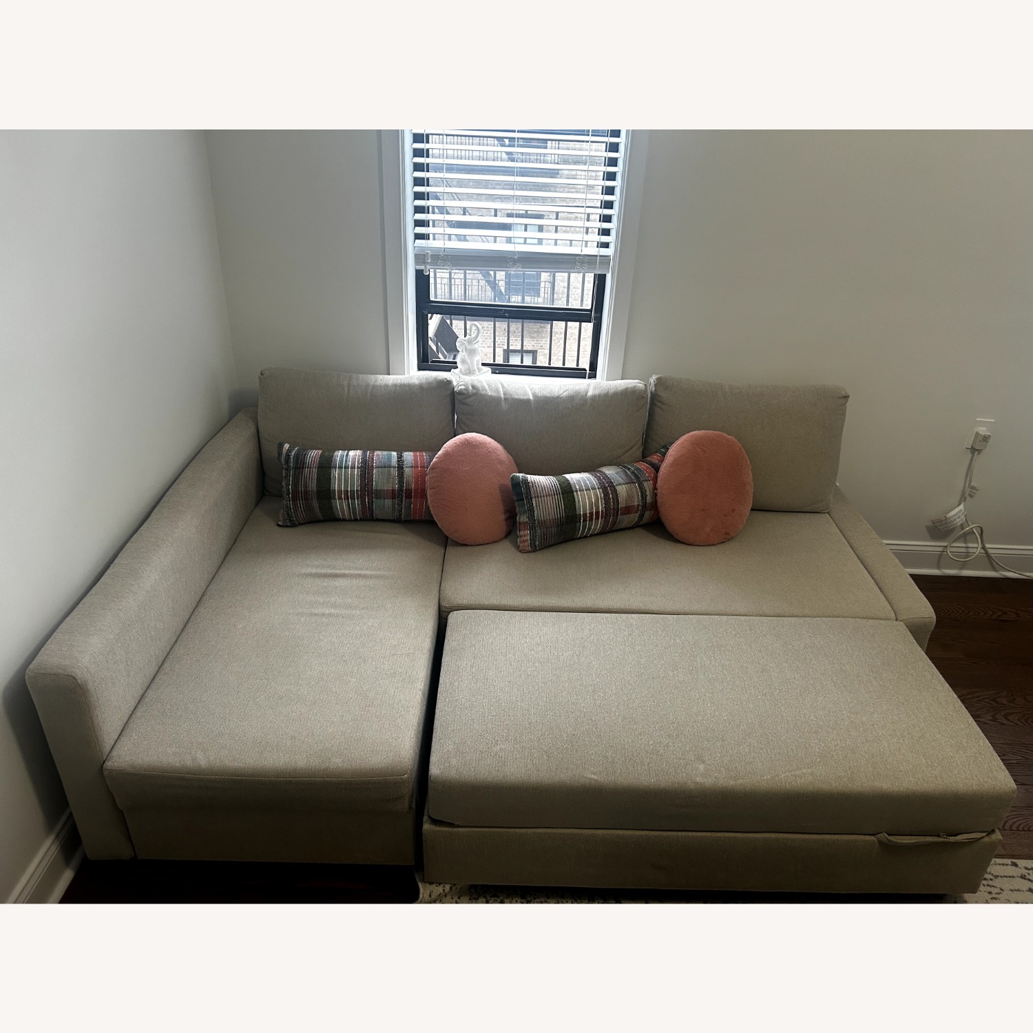 IKEA Friheten Natural Fabric 2 Piece Sectional - image-2