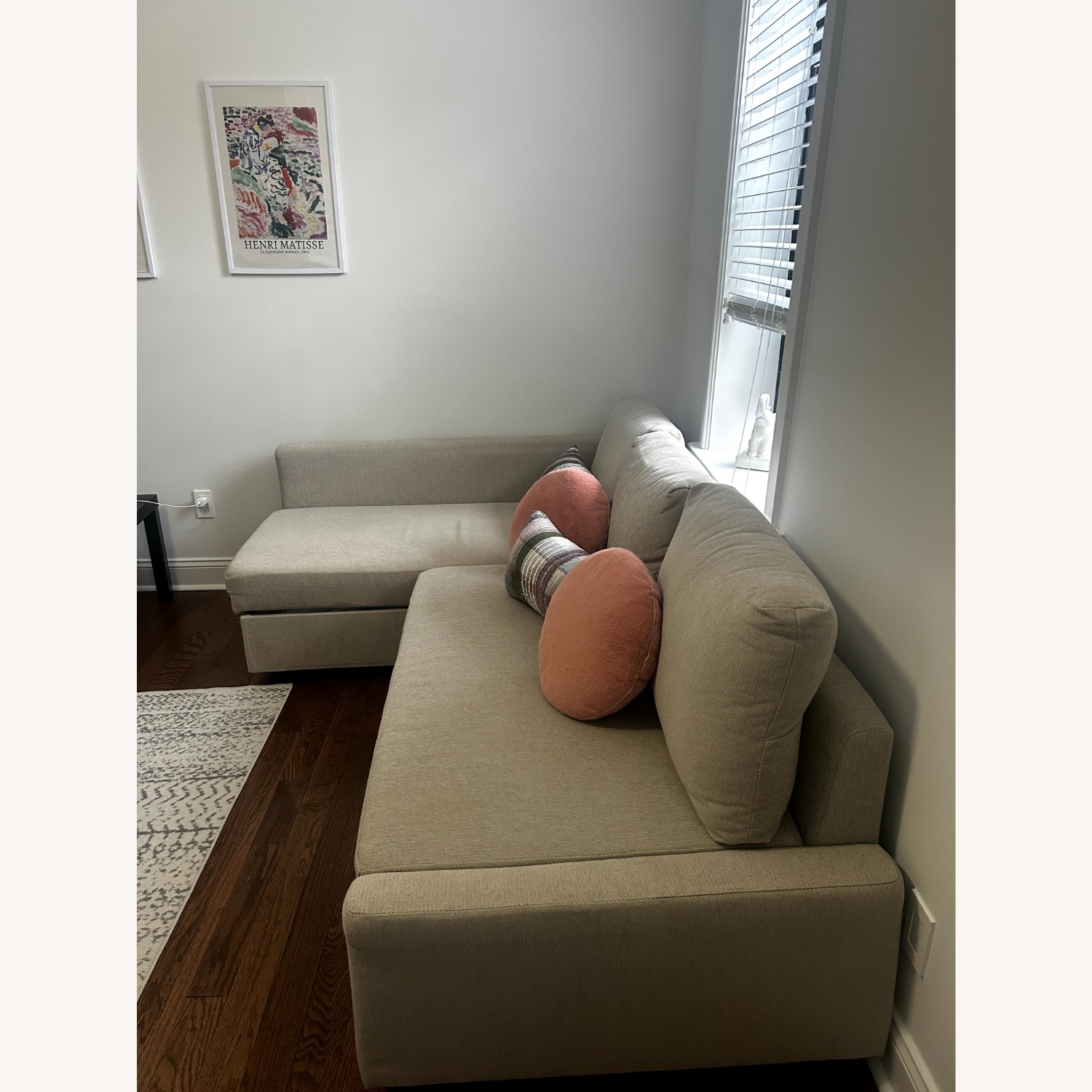IKEA Friheten Natural Fabric 2 Piece Sectional - image-3