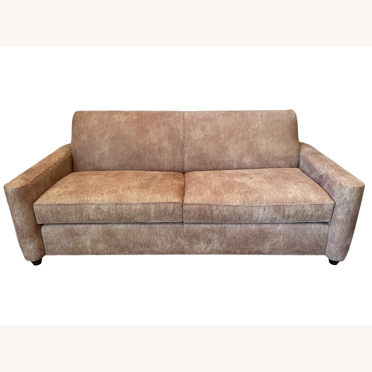 Crate & Barrel "Cork Latte" Fabric 3+ Seater Sofa - image-1