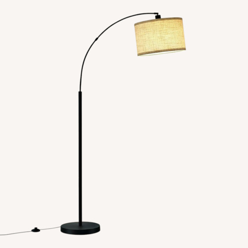 Used Amazon Natural Fabric Floor Lamp for sale on AptDeco