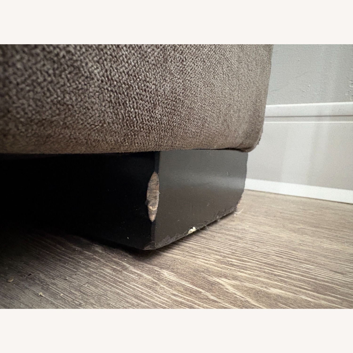 Dania Dark Brown Fabric Sleeper Sofa and Ottoman - image-5