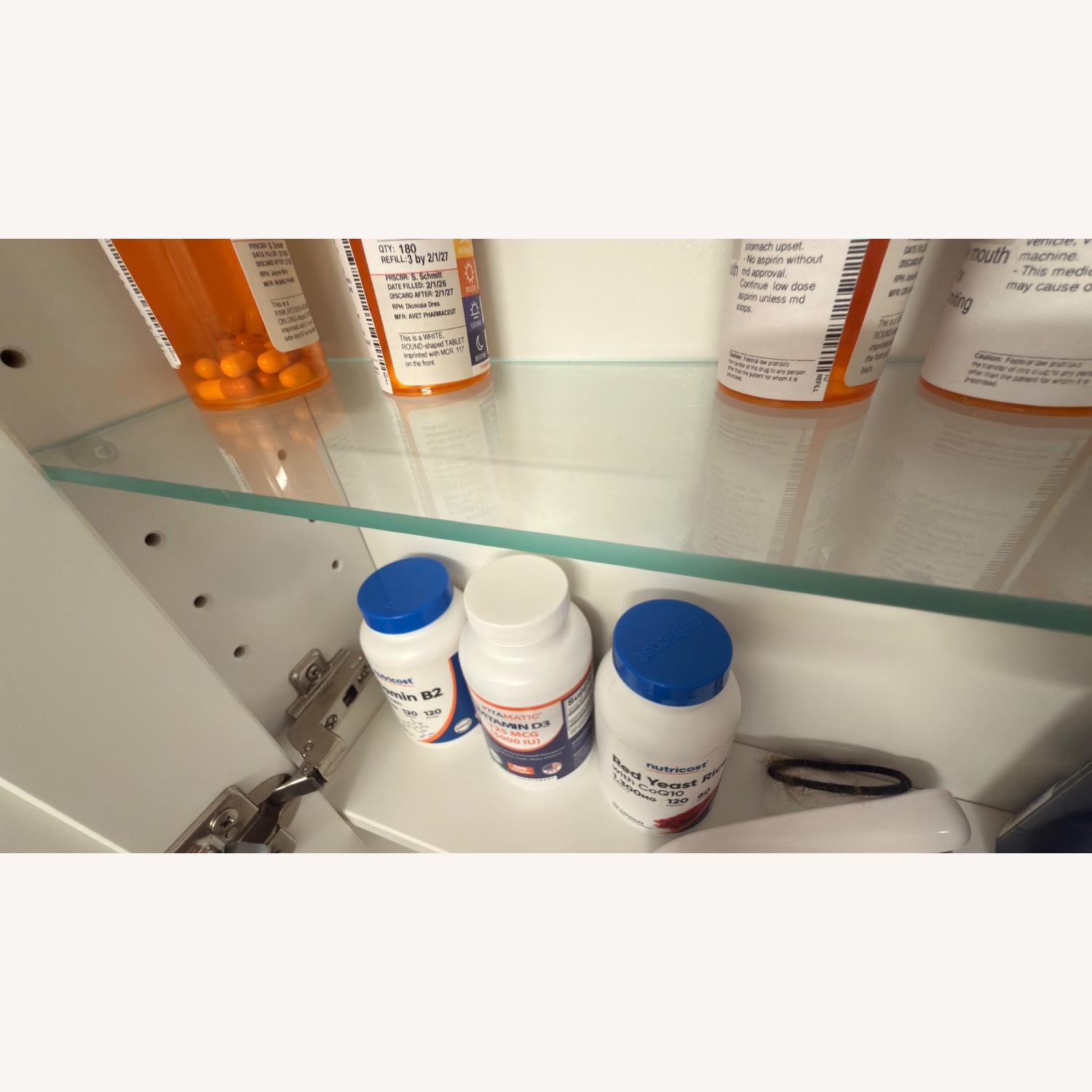 IKEA Hemnes White Wood Medicine Cabinet - image-6