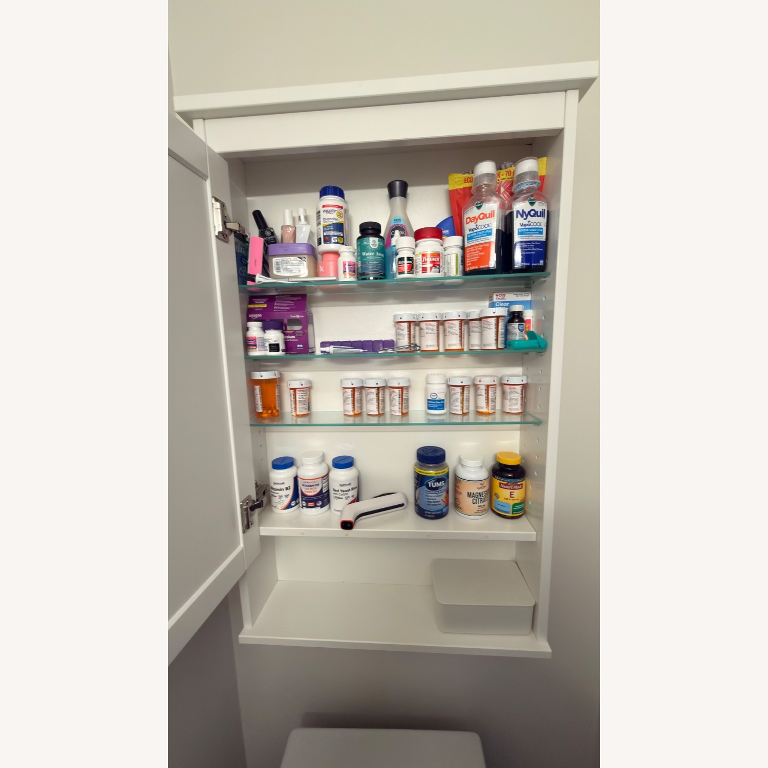 IKEA Hemnes White Wood Medicine Cabinet - image-2