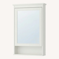 IKEA Hemnes White Wood Medicine Cabinet