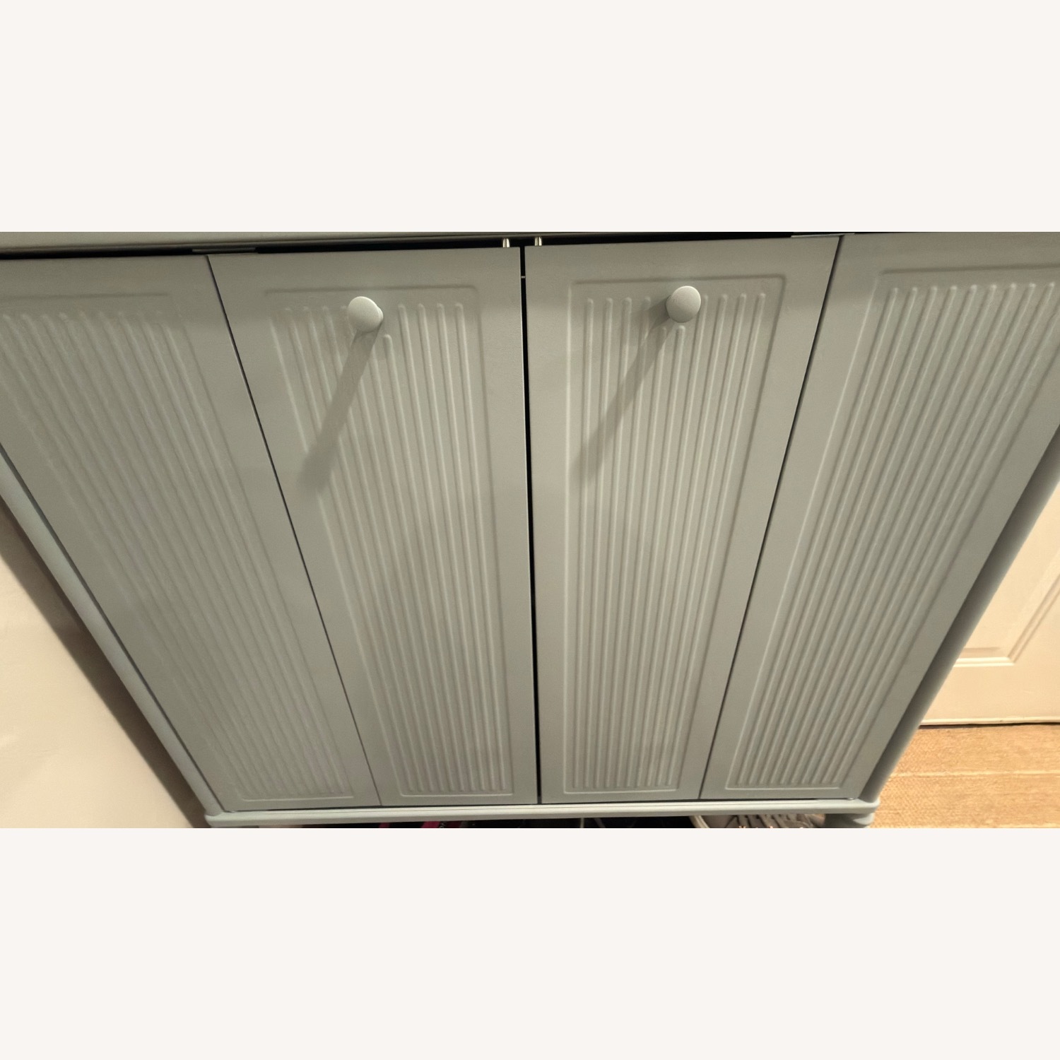 IKEA Sagmastare Blue Metal Sideboard - image-4