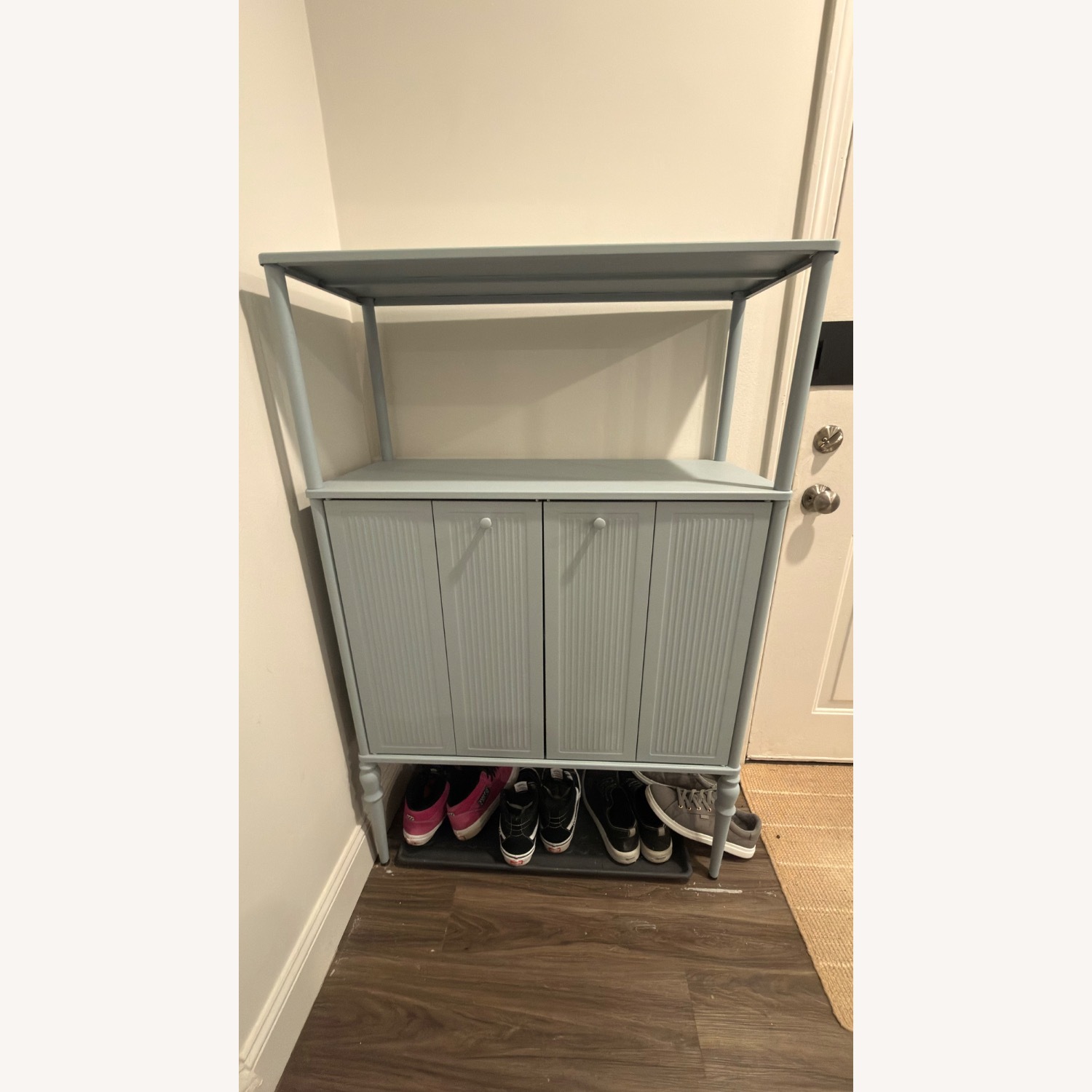 IKEA Sagmastare Blue Metal Sideboard - image-1