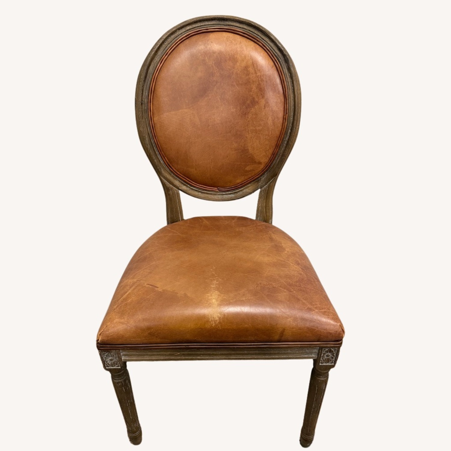 Restoration Hardware Dark Brown Dining Chairs - image-4