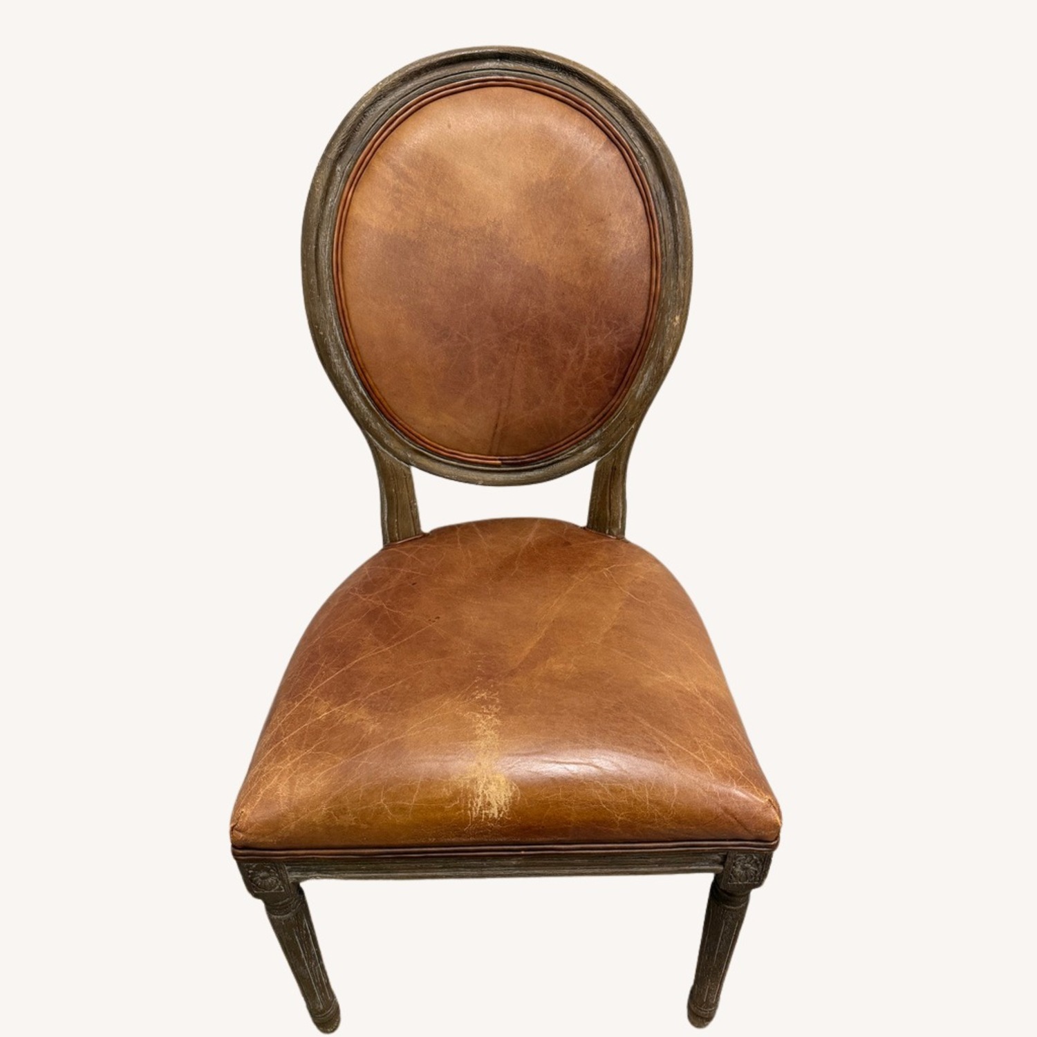 Restoration Hardware Dark Brown Dining Chairs - image-3