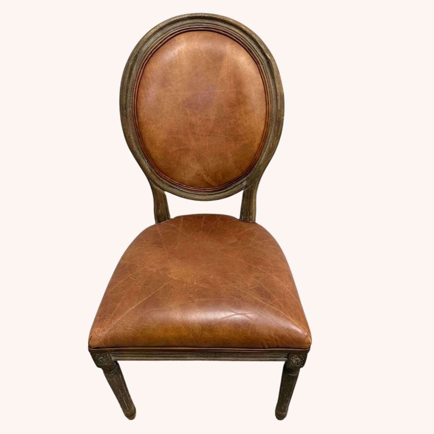 Restoration Hardware Dark Brown Dining Chairs - image-2