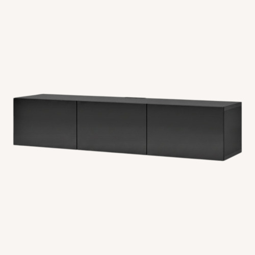 Used IKEA Besta Black Media Storage for sale on AptDeco