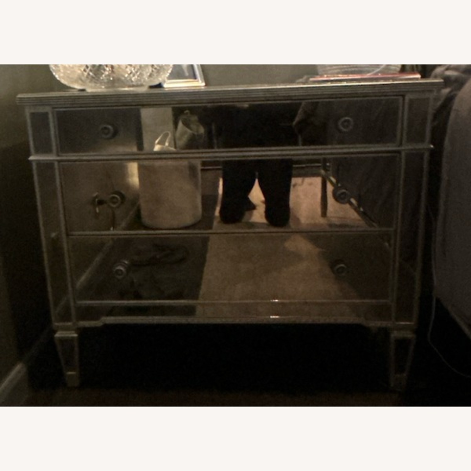 Mirrored Three-Drawer Chest - image-2