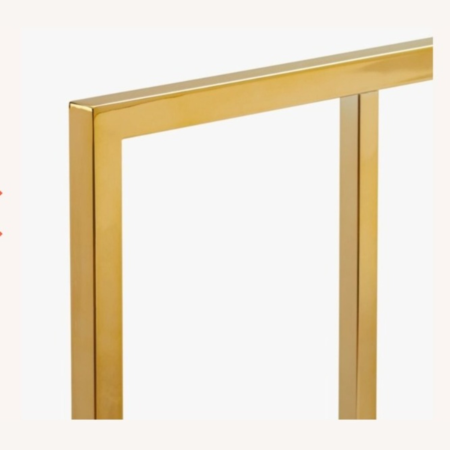 CB2 Alchemy Gold Metal Full Bed - image-6