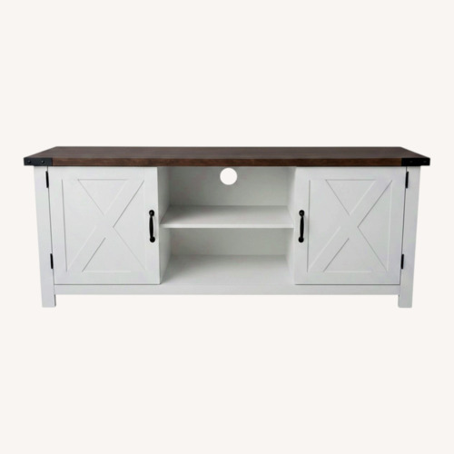 Used Wood Media Storage for sale on AptDeco