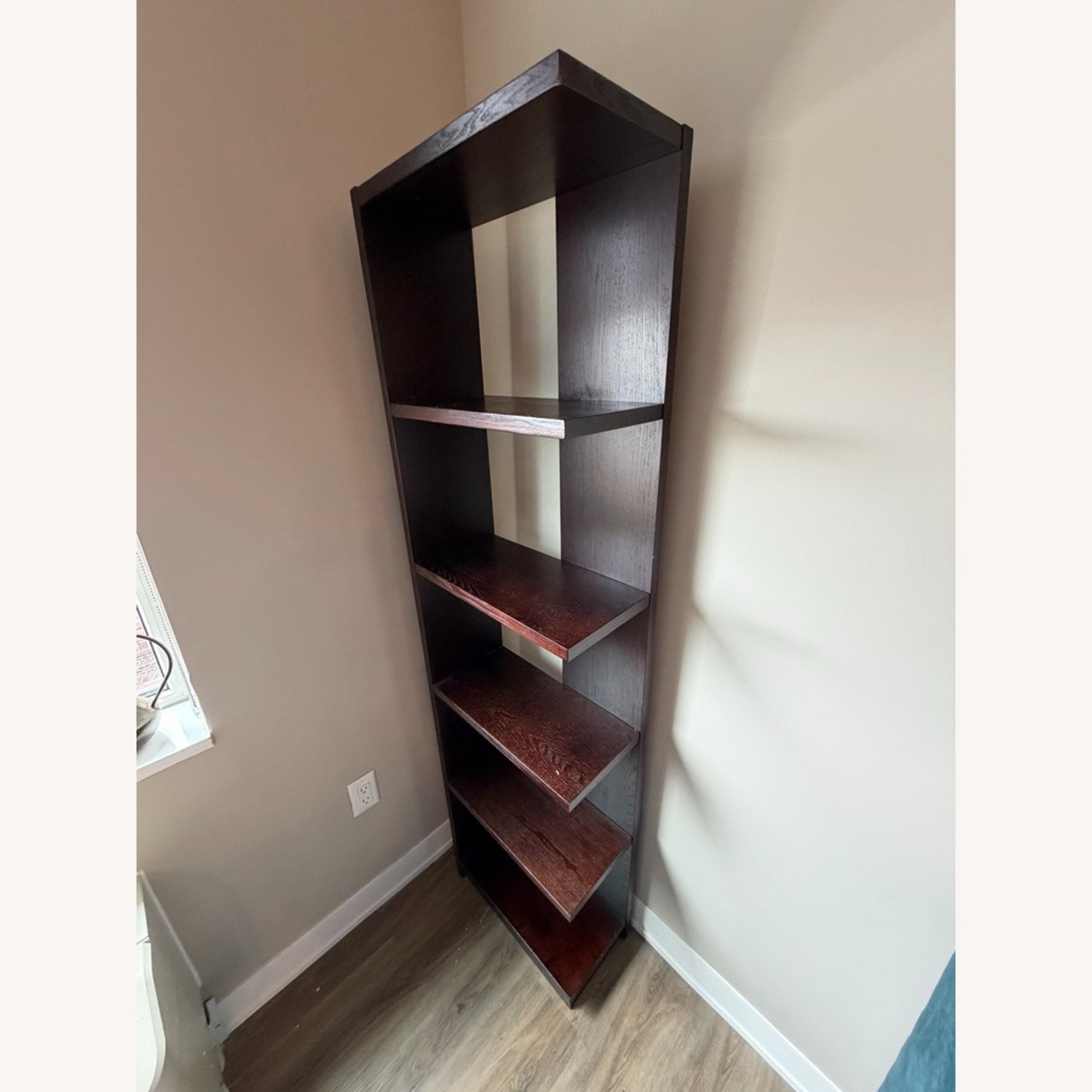 West Elm Dark Brown Wood Bookcase - image-6