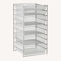 Elfa Classic Medium Tall Drawer Solution Platinum