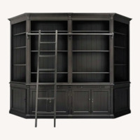 Arhaus Athens Black Wood Modular Wall Units