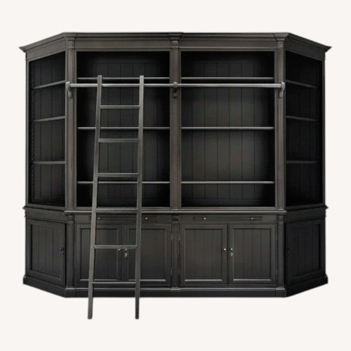 Used Arhaus Athens Black Wood Modular Wall Units for sale on AptDeco