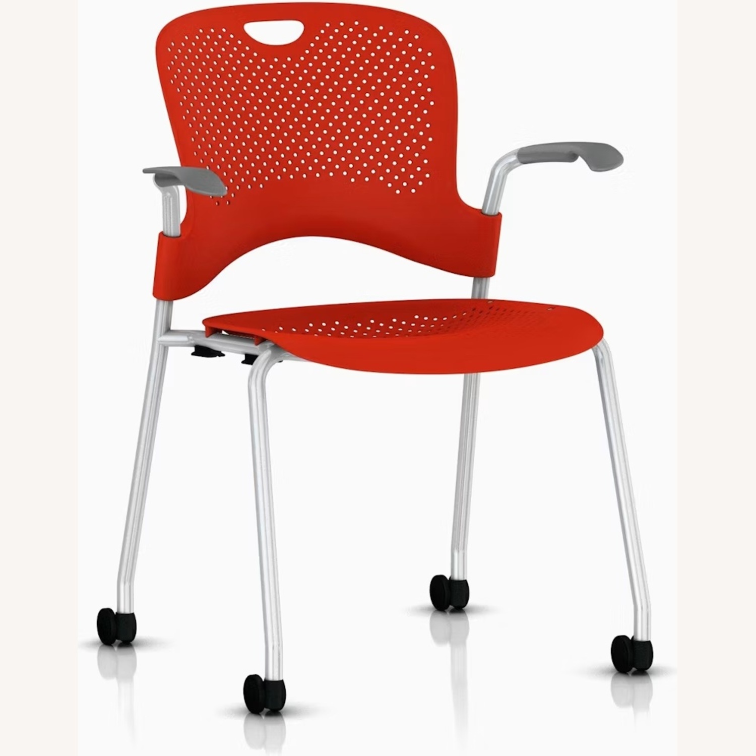 Herman Miller Red Office Chairs - image-6