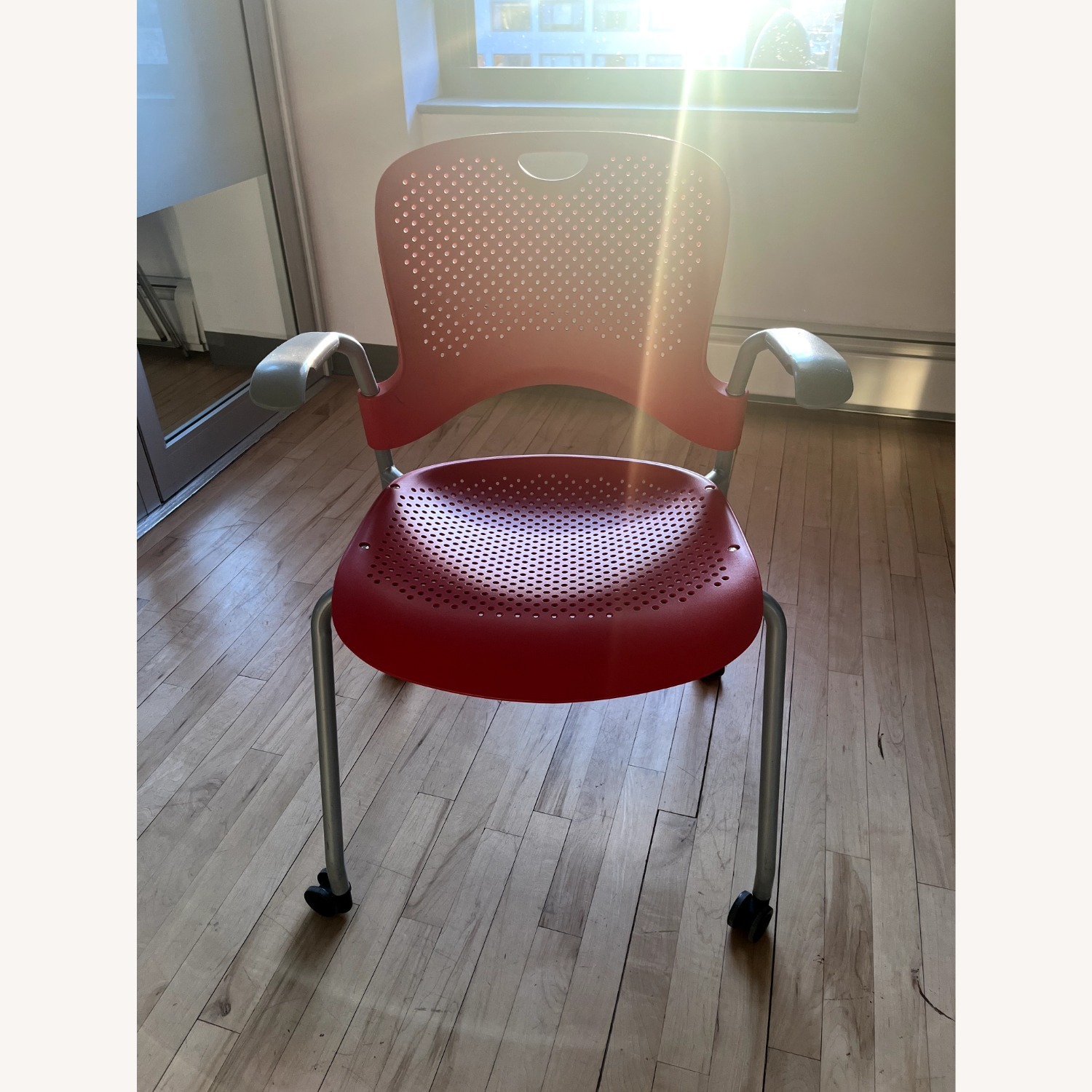 Herman Miller Red Office Chairs - image-1